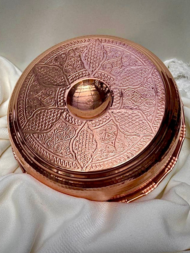 Handmade Copper Turkish Ritual Bowl