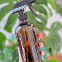 Amber Glass Spray Bottle (16oz)